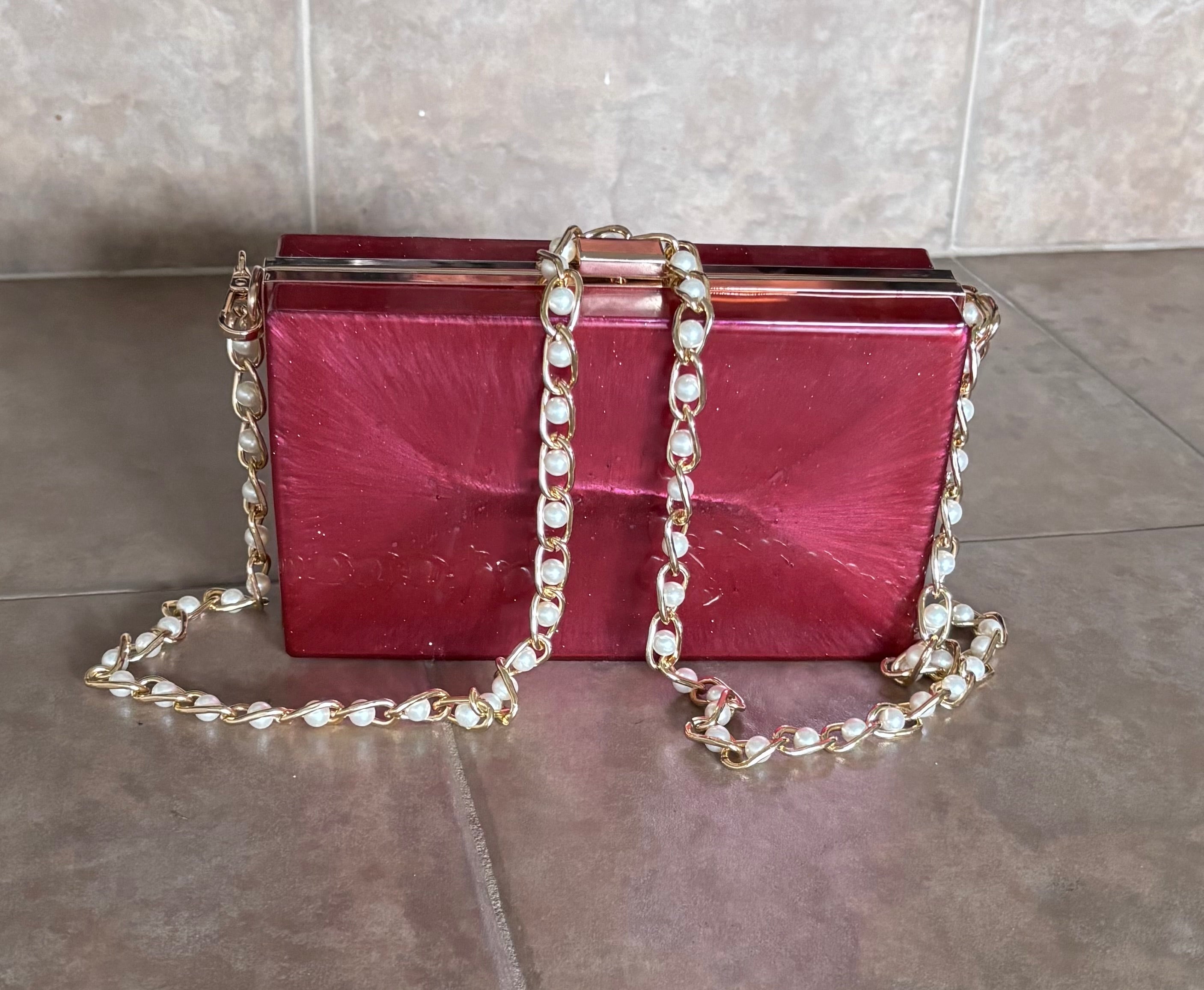 Custom Resin Purse – Personalized Clutch